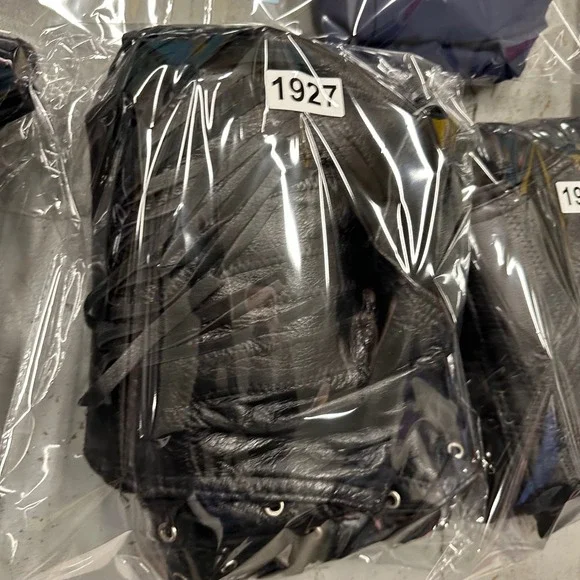 Navarre Leather Company Genuine Buffalo Leather Vest Motorcycle Biker Fringe XL - Picture 4 of 4